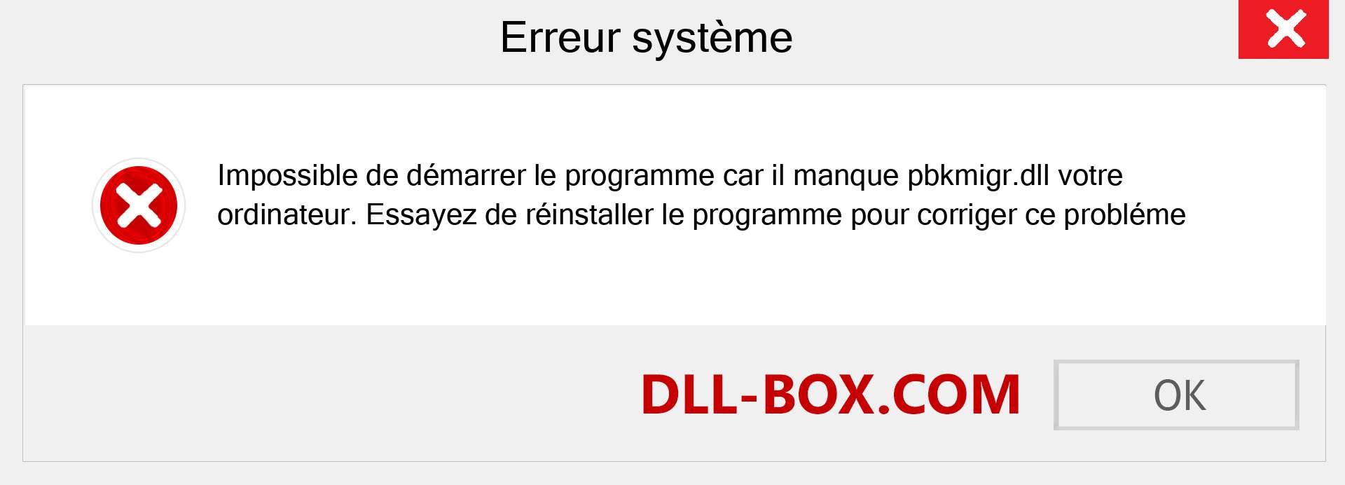 Le fichier pbkmigr.dll est manquant ?. Télécharger pour Windows 7, 8, 10 - Correction de l'erreur manquante pbkmigr dll sur Windows, photos, images